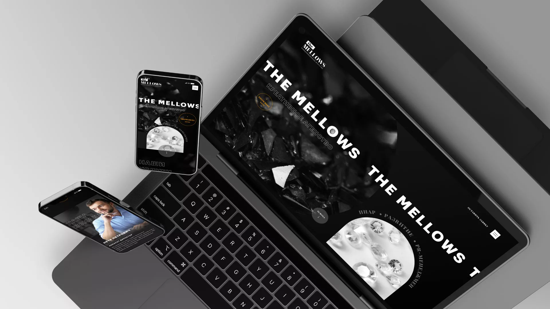 Разработка сайта креативного агентства «The Mellows» в Дедовске